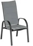 Gardenson Gartensessel, Graphit, Grau, Metall, Textil, 57x110x73 cm, Gartenm&ouml;bel,