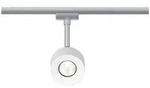 Paulmann Schienensystem-Strahler URail, Wei&szlig;, Chrom, Metall, Kunststoff, rund,rund,