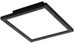 Eglo Deckenleuchte Led-Cct, Schwarz, Metall, quadratisch,quadratisch, 30x5x30 cm, 3