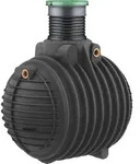 Garantia Sammelgrube, Schwarz, Kunststoff, 4,500 L, 184x214x244 cm, Gartenzubeh&ouml;r,
