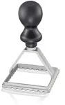 Gefu Ravioliausstecher Liguri, Grau, Schwarz, Metall, Kunststoff, 7x12x7 cm, Kochen,