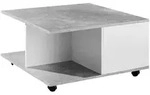 Mid.you Couchtisch, Grau, Wei&szlig;, Holzwerkstoff, 2 Schublade(n) Schubladen,