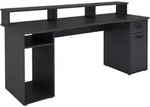 Mid.you Schreibtisch Fantastic, Anthrazit, Holzwerkstoff, 1 Schublade(n) Schubladen,