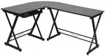 Svita Eckschreibtisch, Braun, Metall, Quadratisch, 50x75x150 cm, Arbeitszimmer,