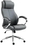 CLP Chefsessel, Grau, Metall, 64x120x79 cm, Arbeitszimmer, B&uuml;rost&uuml;hle, Chefsessel