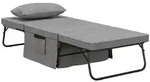Homcom Klappbett, Grau, Metall, Schlafzimmer, Betten, Klappbetten