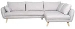 Miliboo Ecksofa, Hellgrau, Textil, 268x172 cm, Wohnzimmer, Sofas & Couches,
