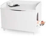 Wondermake Katzenschrank, Wei&szlig;, Holz, 73.5x57x51.5 cm, Waschk&uuml;che,