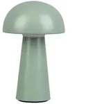Akku-Tischleuchte Lennon, Gr&uuml;n, Kunststoff, 21.5 cm, Lampen & Leuchten,
