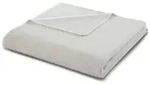 Biederlack Wohndecke, Hellgrau, Textil, Rechteckig, 150x200 cm, Wohntextilien, Decken