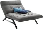 Kawola Liege, Grau, Textil, 1-Sitzer, F&uuml;llung: Schaumstoff, 120x110x158 cm,