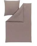 Estella Bettw&auml;sche Atelier, Taupe, Textil, Uni, 155x200 cm, pflegeleicht,