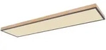 Globo Led-Deckenleuchte Doro, Graphit, Opal, Holz, Metall, Kunststoff,