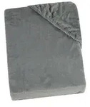 Zollner Spannbettlaken,, Anthrazit, Textil, 90x200 cm, Oeko-Tex&reg; Standard 100,