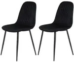 Hela Vertriebs GmbH Schalenstuhl-Set, Schwarz, Metall, 44x89x53.5 cm, Esszimmer,