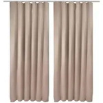 Beautissu Vorhang, Sand, Textil, 140x245x1 cm, Wohntextilien, Gardinen &...