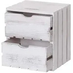 MCW Kommode, Wei&szlig;, Holz, Paulownia, 32x36x26 cm, Wohnzimmer, Kommoden &...