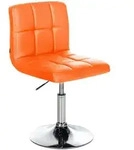 CLP Drehstuhl, Orange, Metall, 44x74x49 cm, Esszimmer, St&uuml;hle, Esszimmerst&uuml;hle,