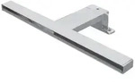 Mid.you Aufbauleuchte Accessoires, Chrom, Metall, 13.5x4.5x37 cm, Lampen & Leuchten,