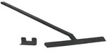 Zone Denmark Duschabzieher, Schwarz, Metall, 30x52x3 cm, Badaccessoires,