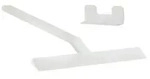 Zone Denmark Duschabzieher, Wei&szlig;, Metall, 22x23x3 cm, Badaccessoires, Duschzubeh&ouml;r