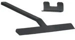 Zone Denmark Duschabzieher, Schwarz, Metall, 3x23x22 cm, Badaccessoires,