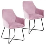 Svita Esszimmerstuhl, Pink, Textil, 59x88x58 cm, Esszimmer, St&uuml;hle,