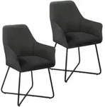 Svita Esszimmerstuhl, Anthrazit, Textil, 59x88x58 cm, Esszimmer, St&uuml;hle,