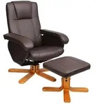 Svita Relaxsessel, Braun, Textil, 75x95x68 cm, Wohnzimmer, Sessel, Relaxsessel