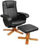Svita Relaxsessel, Schwarz, Textil, 75x95x68 cm, Wohnzimmer, Sessel, Relaxsessel