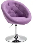 Svita Cocktailsessel, Violett, Textil, Rund, 62x88x58 cm, Wohnzimmer, Sessel,