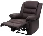 MCW Relaxsessel, Braun, Leder, 87x101x150 cm, Wohnzimmer, Sessel, Relaxsessel