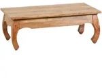 Mid.you Couchtisch, Akazie, Holz, Akazie, massiv, rechteckig, eckig, 60x40x110 cm,