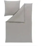 Estella Bettw&auml;sche Atelier, Grau, Textil, Uni, 155x200 cm, Textiles Vertrauen -