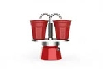 Bialetti Espressokocher, Mehrfarbig, Metall, 9x22x23 cm, K&uuml;chenger&auml;te,