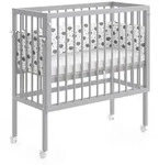 VitaliSpa Beistellbett, Grau, Holz, Rechteckig, 40x90 cm, Babym&ouml;bel, Babybetten,