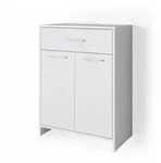 Vicco Midischrank, Wei&szlig;, Holzwerkstoff, 3 F&auml;cher, 1 Schubladen, Rechteckig,