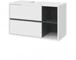 Vicco Waschbeckenunterschrank, Wei&szlig;, Holzwerkstoff, 5 F&auml;cher, 2 Schubladen,