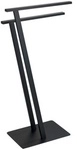 Wenko Handtuchhalter, Schwarz, Metall, eckig, 20x76.5x40 cm, Badaccessoires, Wenko Handtuchhalter, Schwarz, Metall, eckig, 20x76.5x40 cm, Badaccessoires,