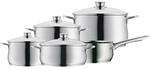 WMF Kochtopfset Diadem, Edelstahl, Metall, 5-teilig, 16 cm,20 cm,16 cm, 2 L,3,5 L,6,5