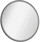 Mid.you Badezimmerspiegel, Glas, rund, 80x80x3 cm, Badezimmer, Badezimmerspiegel,