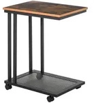 Homcom Couchtisch, Schwarz, Kunststoff, 36x65x51 cm, Wohnzimmer, Wohnzimmertische,