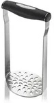 Gefu Kartoffelstampfer Timbra, Schwarz, Edelstahl, Metall, 11.9x19.2x7.4 cm, Kochen,