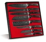 K&uuml;chenkompane K&uuml;chenkompane, Braun, Metall, Echtholz, Kochen, K&uuml;chenmesser,