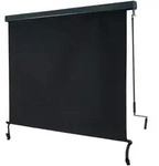 MCW Vertikalmarkise, Schwarz, Textil, 180x250x8 cm, Sonnen- & Sichtschutz, Markisen