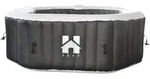 Home Deluxe Whirlpool, Schwarz, Kunststoff, 185x65x185 cm, Freizeit, Pools und