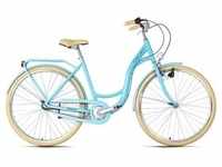 Da Capo Citybike, Blau, Metall, 180x100x70 cm, female, Freizeit, Sport & Fitness,