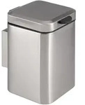 bremermann Wand-Kosmetikeimer, Edelstahl, Metall, 16x24x23 cm, Badaccessoires,