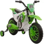 Homcom Elektromotorrad, Gr&uuml;n, Kunststoff, 51.5x68x106.5 cm, Spielzeug,