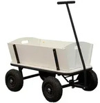 Bollerwagen, Braun, Schwarz, Holz, Metall, 95x97x61 cm, CE, Baby on Tour,